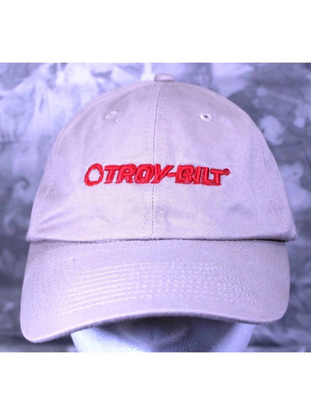 Troy Bilt Hat Cap Yard Tools Mowers Snow Blowers Landscaper Beige Strapback